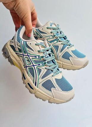 Asics gel-kahana 8 beige green1 фото