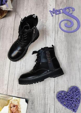 Женские ботинки jong golf демисезонные чёрные размер 37