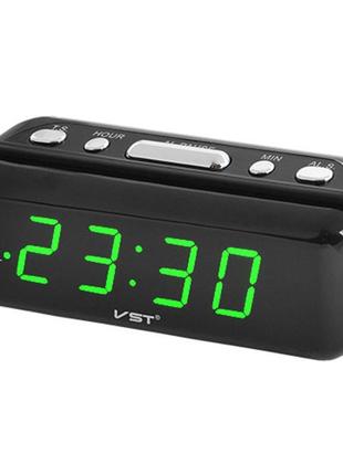 Настільний електронний годинник з великими цифрами vst-738-4, настільний електронний годинник fr-729 з підсвічуванням