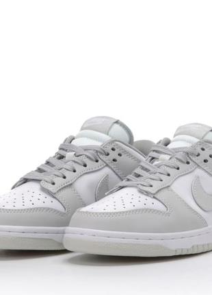 Nike sb dunk low light grey2 фото