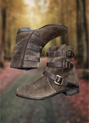 Шкіряні чоботи clarks softwear оригінальні