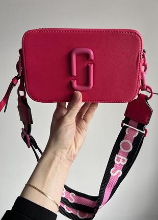 Жіноча сумка marc jacobs the snapshot raspberry (з дефектом)