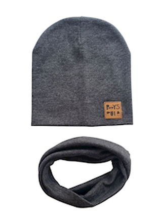 Комплект шапка+хомут,шапка+снуд, шапка 46 48 50 52