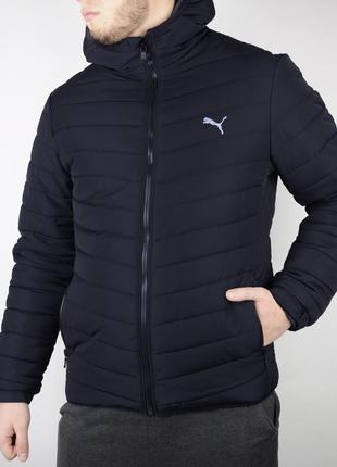 Куртка пума осінева синій xxl