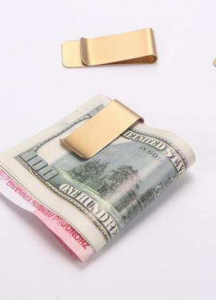 Латунный металлический зажим для денег из медного сплава