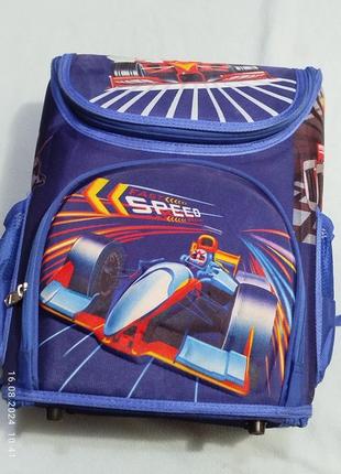 Синій шкільний рюкзак 4489с