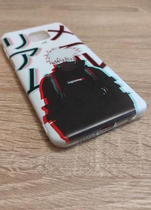 Силіконовий бампер аніме supreme xiaomi redmi note 9s/ 9pro 2