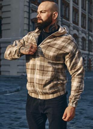Куртка-рубашка бежевый s