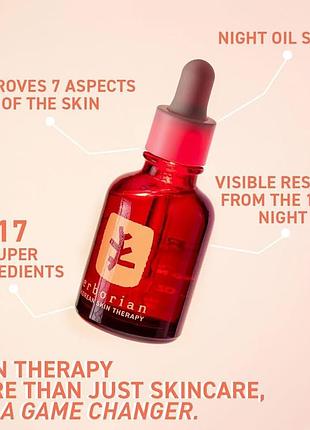 Многофункциональное масло для лица erborian skin therapy night oil 10 ml elemis dr jart