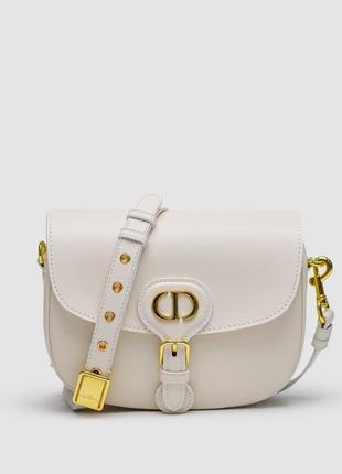 Женская сумочка dior bobby bag cream smooth skin 22 х 17 х 6.5 см