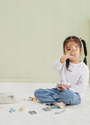 Дерев'яний ігровий набір viga toys polarb стоматолог 13 ел. (44202)