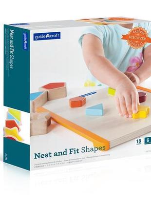 Рамка-вкладиш guidecraft manipulatis фігури (g6733) 8