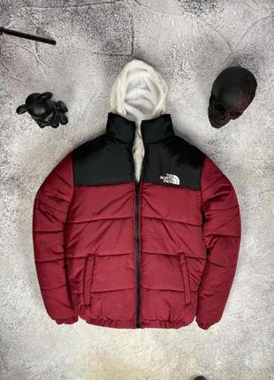 Однотонна чоловіча куртка the north face