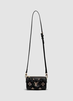 Женская сумочка louis vuitton speedy nano monogram empreinte bicolor