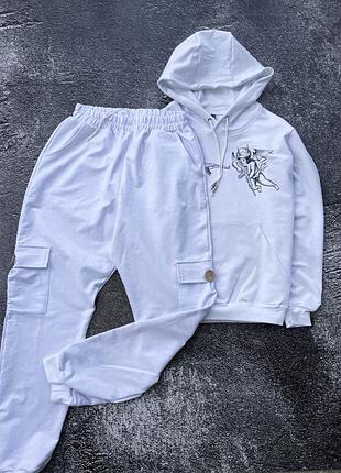Спортивний костюм чоловічий янгол та демон
