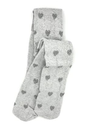 Колготки с сердечками детские