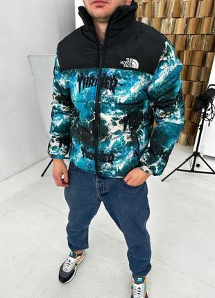 Стильний зимовий пуховик the north face
