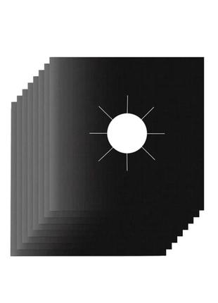 Жиронепроникний папір чорний  ⁇  тефлонова накладка на газову плиту  ⁇  захисний папір для плити3 фото