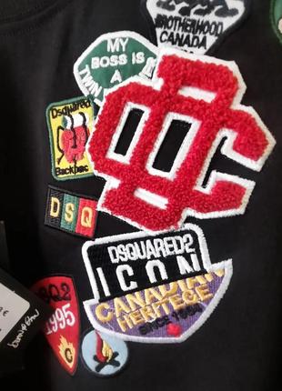 Dsquared2 футболка мужская черная, белая7 фото