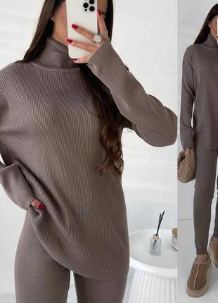 Костюм без утеплення (светр+лосіни)