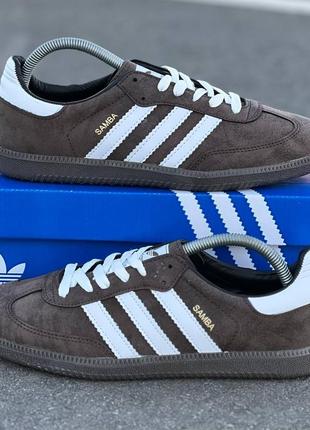 Чоловічі коричневі кросівки adidas адідас3 фото