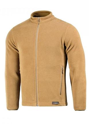 M-tac кофта nord fleece polartec coyote, чоловіча флісова кофта, тактична тепла кофта койот армійська