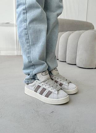 Кросівки (adidas campus beige brown)💕