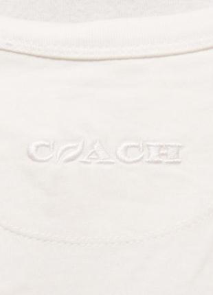 Coach оригінал футболка з вишивкою оверсайз8 фото