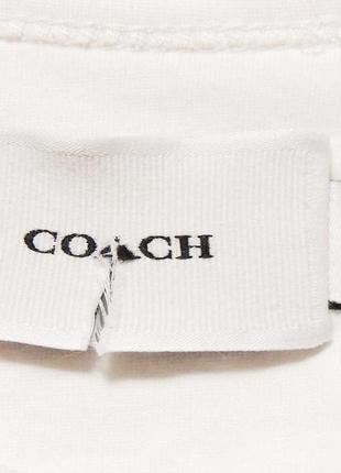 Coach оригінал футболка з вишивкою оверсайз10 фото
