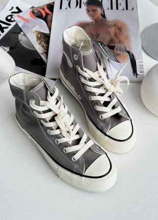Кросівки (converse hight x chuck taylor platform graphite)💕