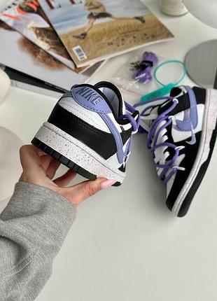 Кросівки (nike raider women walking leather shoes low black purple)💕2 фото