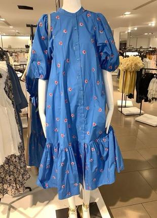 Блакитна сукня zara