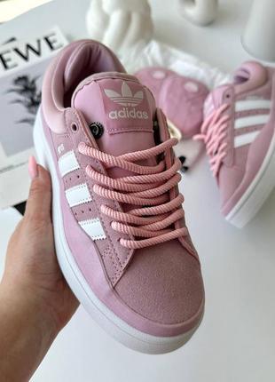 Женские кроссовки adidas campus x bad bunny pink💗