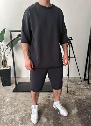 Мужской летний костюм футболка с шортами2 фото