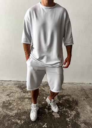 Мужской летний костюм футболка с шортами3 фото