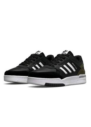 Мужские кроссовки red adidas originals drop step black white khaki
