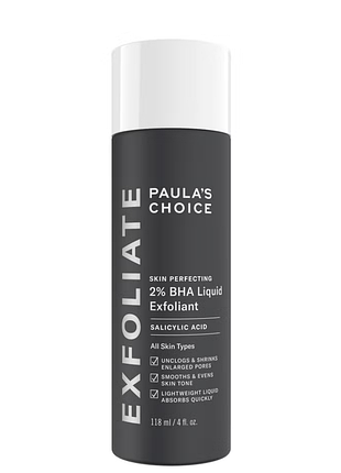 Paula's choice  skin perfecting  2% bha liquid exfoliant тоник с салициловой кислотой 2% , 118 мл