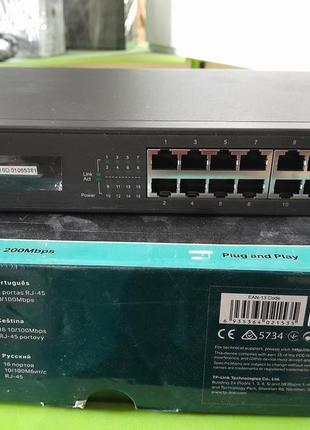 Комутатор tp-link tl-sf1016ds1 фото