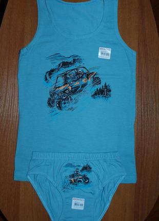 Комплект майка трусики 8-9 рост 134-140 донела donella