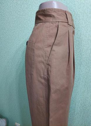 Котонові брюки з защипами h&m9 фото