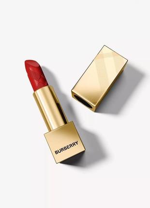 Яскраво-червона помада 1 грам burberry 106 the red gold