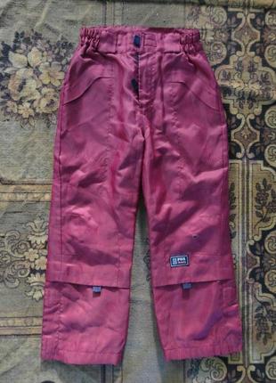 Червоні дівчачі дитячі штани lopolino.