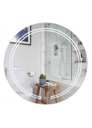 Дзеркало qtap jay n r590 з led-підсвічуванням touch, димер, рег. яскравості qt07782504w