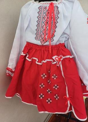 Вишитий костюм "барвіночок"