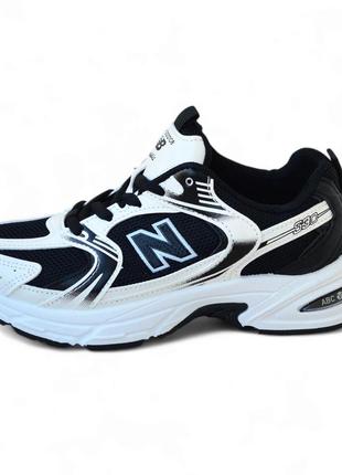 Кроссовки new balance 530 (безбренд) white black