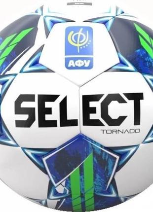М'яч футзальний select fb futsal tornado fifa  quality pro v23 біло-синій уні 4