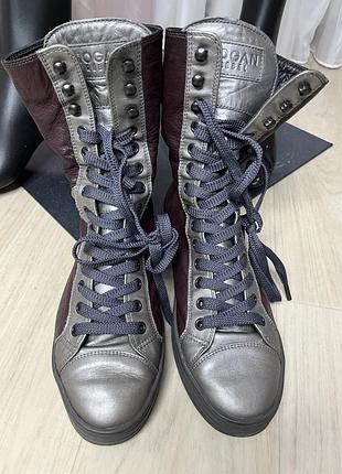 Шкіряні кеди hogan rebel