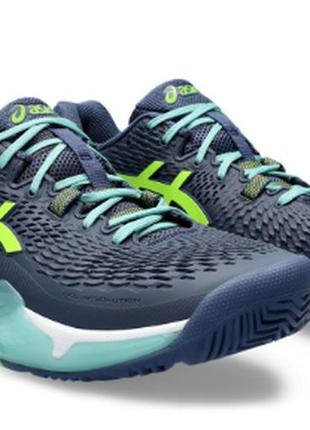 Кросівки чол. asics gel-resolution 9 navy/green (40.5) 7.5