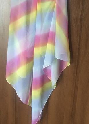 Разноцветное легкое парео