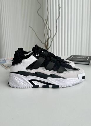 Кросівки adidas niteball white black5 фото